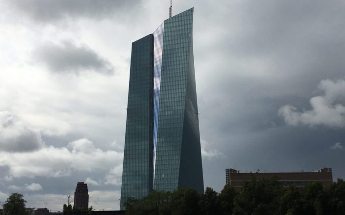 Das neue Gebäude der Europäischen Zentralbank in Frankfurt. Hüterin der Preisstabilität der Eurozone.