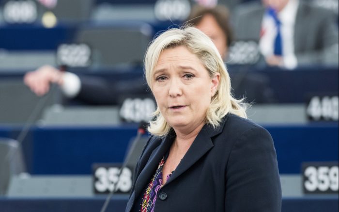 Marine Le Pen im EU-Parlament
