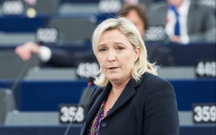 Marine Le Pen im EU-Parlament