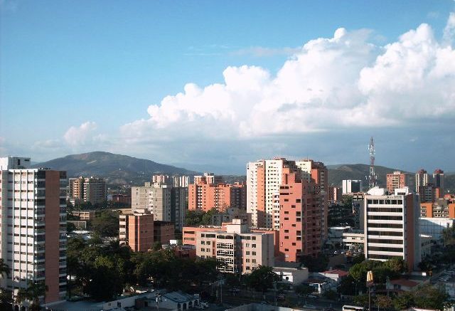 Ein Panoramabild von Barquisimeto., Venezuela