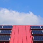 Solar-Anlage auf einem Dach